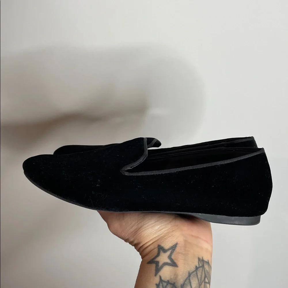 Birdies | Women’s The Starling Loafers in Black Velvet Size 6.5